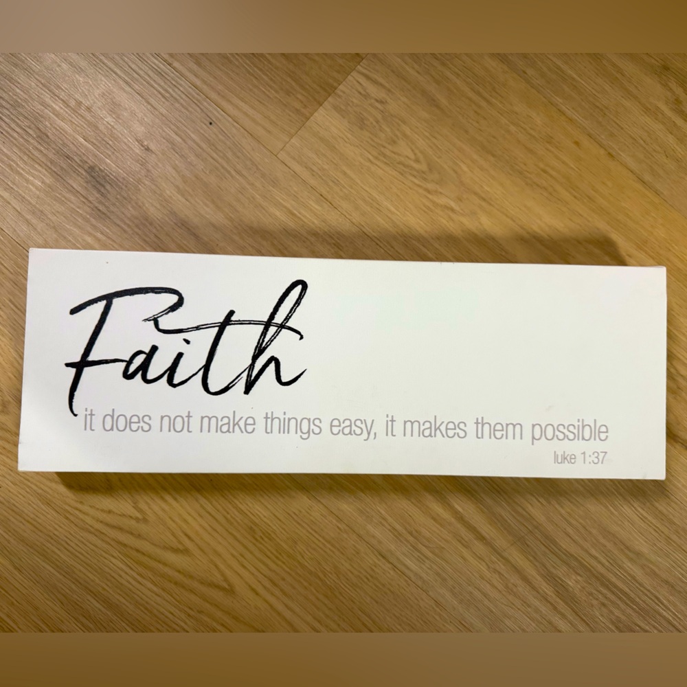 Inspirational Faith Wall Art.